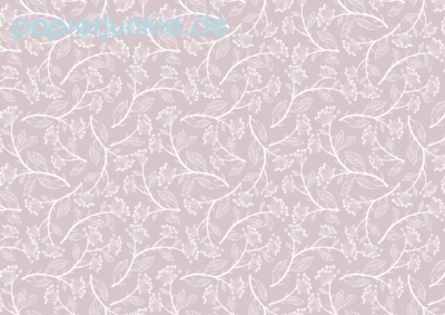 Letterpress Blumenzweige