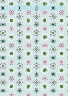 Geschenkpapier Sterne, hellblau