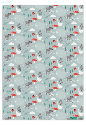 Geschenkpapier Little Friends