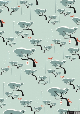 Geschenkpapier Squirrel