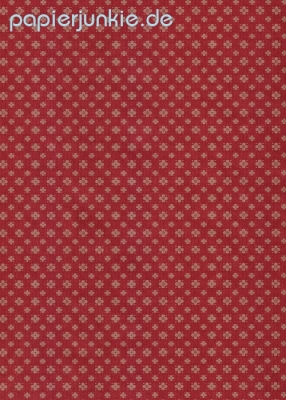 Geschenkpapier Blümchen, rot