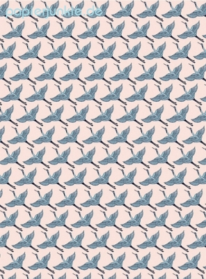 Geschenkpapier Kraniche