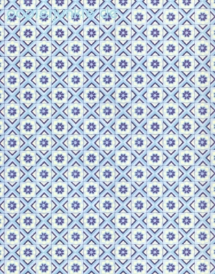 Geschenkpapier Quadrelle, blau