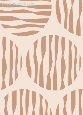 Geschenkpapier Streifenkreise