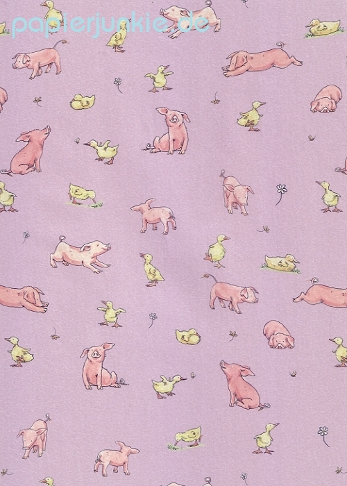 Geschenkpapier Piglets and Ducklings