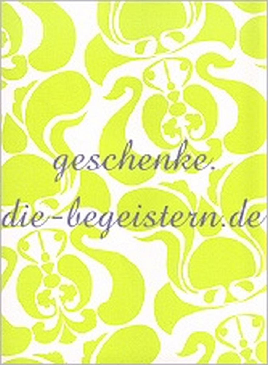 Geschenkpapier Lime pattern (F*)