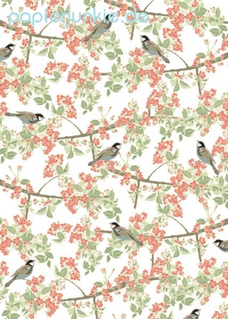 Geschenkpapier Bird in Blossom