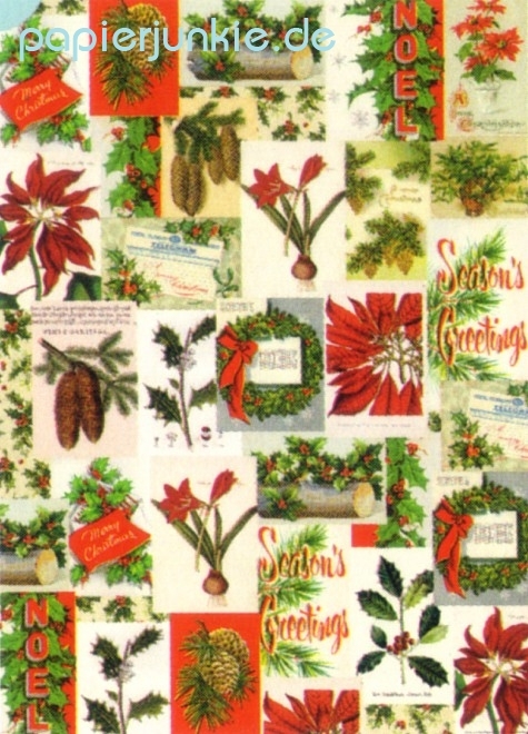 Geschenkpapier Christmas Botanica