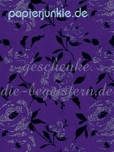 Geschenkpapier Rosa, violett (F*)