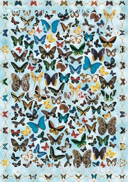 Decoupage-Papier Schmetterlinge