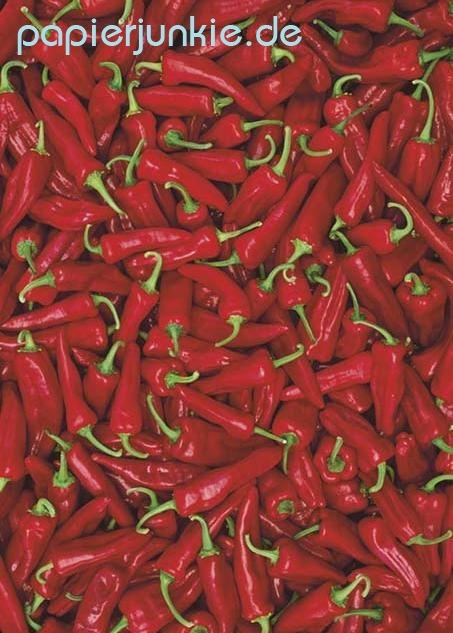 Geschenkpapier Chillies