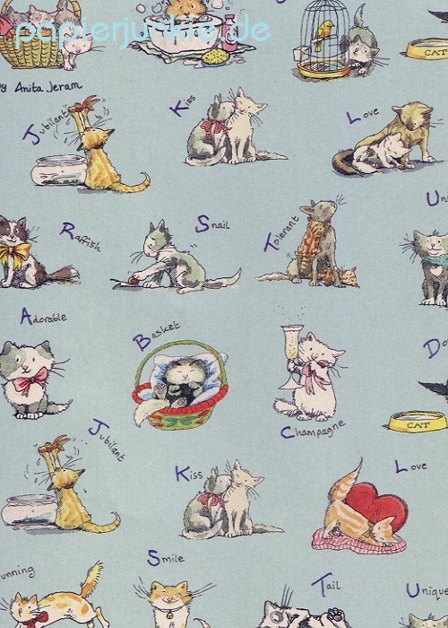 Geschenkpapier ABC of Kittens
