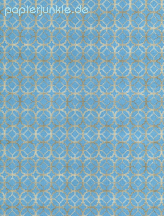 Geschenkpapier Mosaico, blau/grün