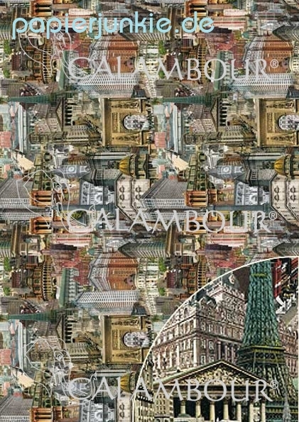 Decoupage-Papier Cities of the world (R/F*)