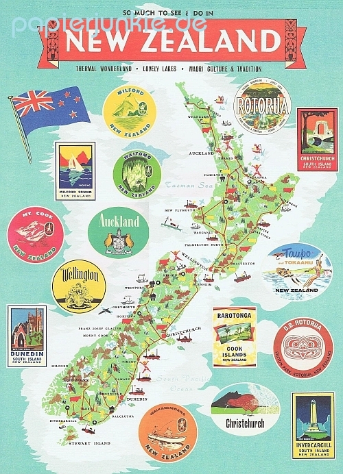 Geschenkpapier New Zealand