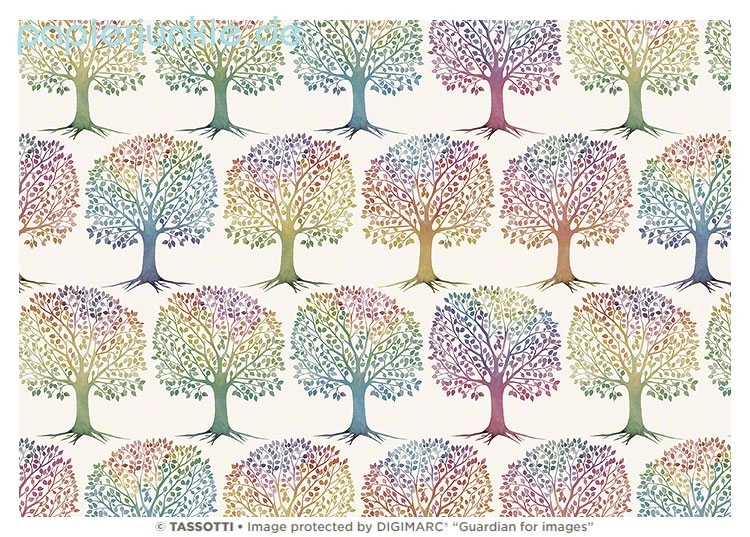 Geschenkpapier Lebensbaum, Albero della vita (Grafiche Tassotti / A*)