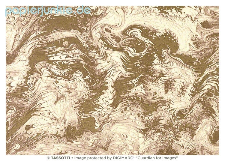Geschenkpapier Marmorata, beige/gold (Grafiche Tassotti ) (Fioratavarese)
