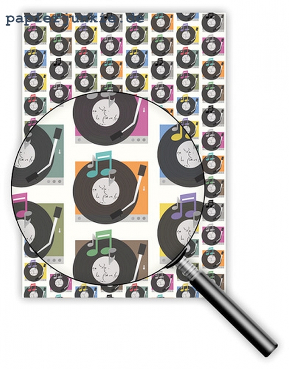 Geschenkpapier Turntables (F*)