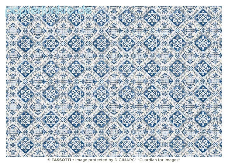 Geschenkpapier Firenze, blau (Remondini, Grafiche Tassotti)