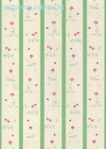 Geschenkpapier Bumble Bees in Red Clover (R/F*)