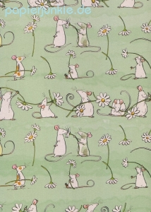 Geschenkpapier Picking Daisies, Mint