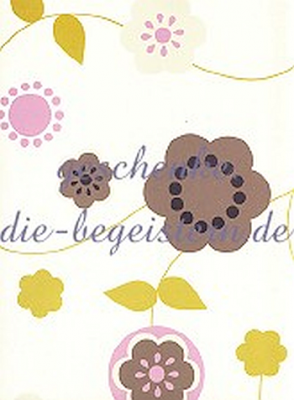 Geschenkpapier Floral, creme (F*)