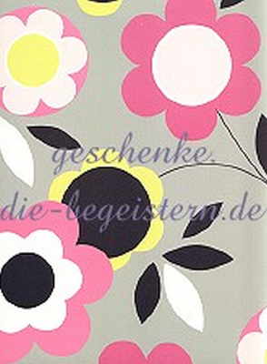 Geschenkpapier Floral, hellgrau (F*)