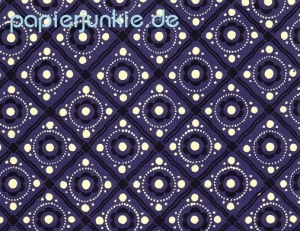 Carta Varese - Schürzenmuster, blau