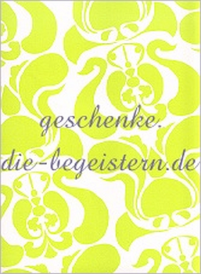 Geschenkpapier Lime pattern (F*)