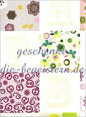 Geschenkpapier Birthday-Karo (F*)