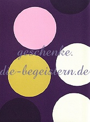 Geschenkpapier Spots, violett (F*)