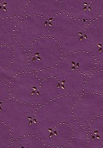 Baumwollpapier Pailletten, aubergine
