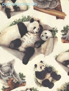 Geschenkpapier Panda/Koala (Grafiche Tassotti)