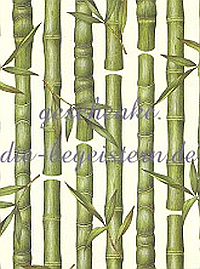 Geschenkpapier Bambus