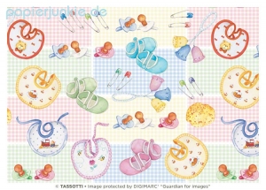 Geschenkpapier Baby, Geburt (Grafiche Tassotti / F*)