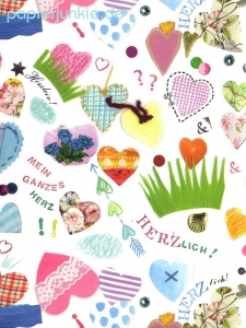 Geschenkpapier Herzstück (R*)
