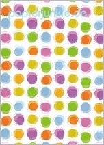 Geschenkpapier Dots, multicolour