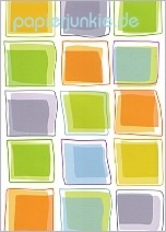 Geschenkpapier Quadrate, multicolour (A*)