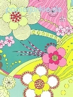 Geschenkpapier Pop Floral