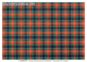 Geschenkpapier Schottenkaro, Scozzese rossa (R*)