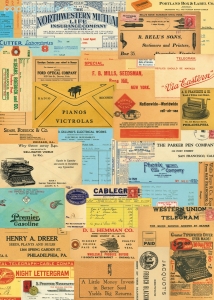 Geschenkpapier Vintage Office