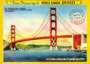 Geschenkpapier Golden Gate Bridge %