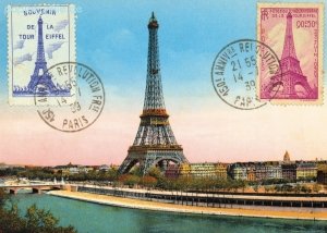 Geschenkpapier Eiffel Tower II, Eiffelturm %