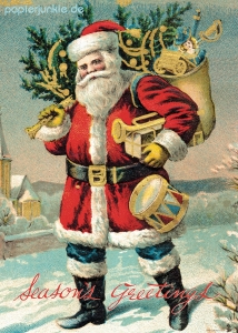 Geschenkpapier Santa Claus