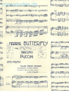 Geschenkpapier Oper, Puccini (A*)