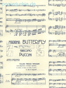 Geschenkpapier Oper, Puccini