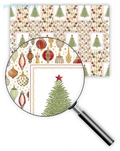 Geschenkpapier Weihnachtsschmuck (R*)