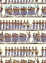 Geschenkpapier Remondini, Soldaten (Grafiche Tassotti)