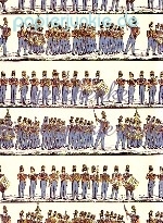 Geschenkpapier Remondini, Soldaten (Grafiche Tassotti)