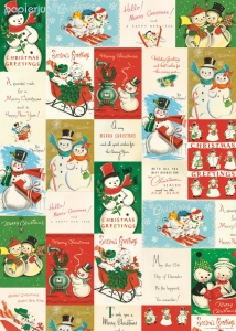 Geschenkpapier Snowman